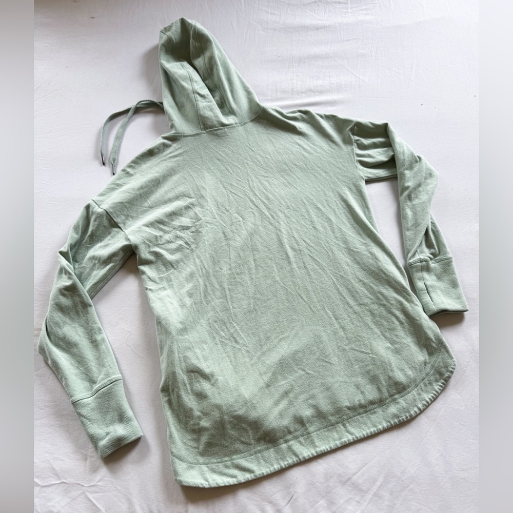 Sweaty Betty Escape Luxe Fleece Hoodie Green Women’s S Lounge Gym Athleisure - Picture 2 of 5